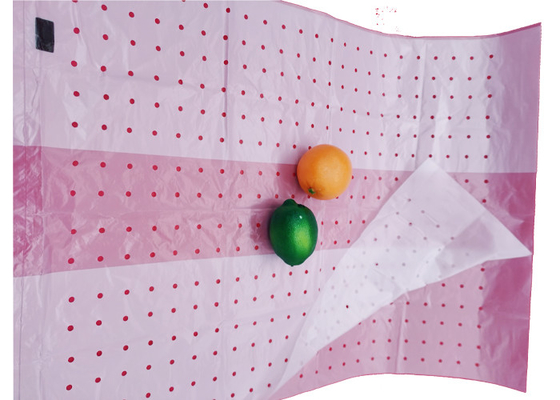 Breathable anti fog Micro Perforated Bags 5mm Vent Holes For Vegetables