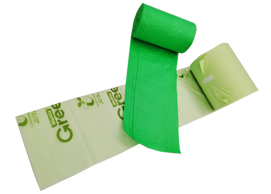 Eco Friendly L 20.5 Inch Biodegradable And Compostable Bags EN13432 Certified