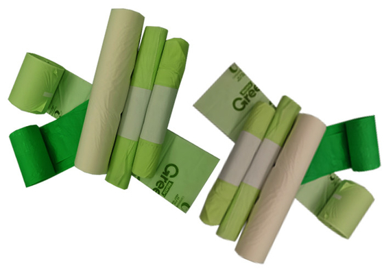 Eco Friendly L 20.5 Inch Biodegradable And Compostable Bags EN13432 Certified