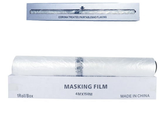 5m 8 Micron Auto Paint Masking Film prevent over spray for car
