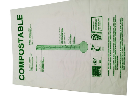 0.5 Mil 2.6 Gallon Biodegradable Food Storage Bags 100% Compostable
