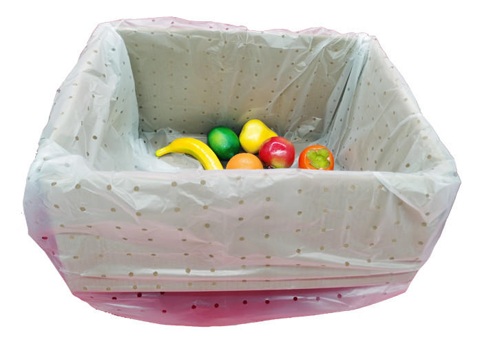 Breathable anti fog Micro Perforated Bags 5mm Vent Holes For Vegetables