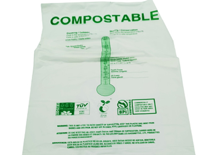 0.5 Mil 2.6 Gallon Biodegradable Food Storage Bags 100% Compostable